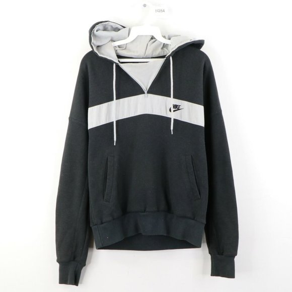 Vintage Nike Color Block Faded Hoodie Sweatshirt